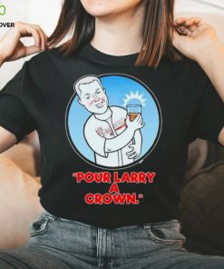 Atlanta Braves Pour Larry A Crown shirt