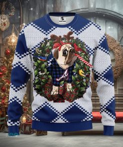 Atlanta Braves Pub Dog Christmas Ugly Sweater