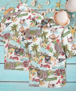 Atlanta Braves Reyn Spooner Scenic Hawaiian Shirt