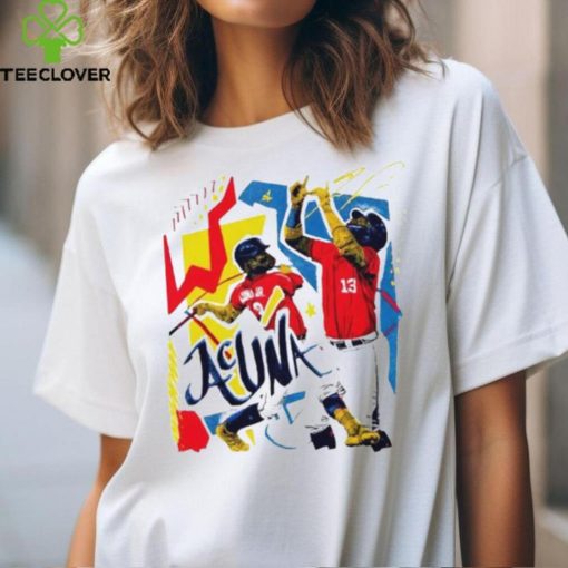 Atlanta Braves Ronald Acuna Jr Diamond Art Signature Shirts