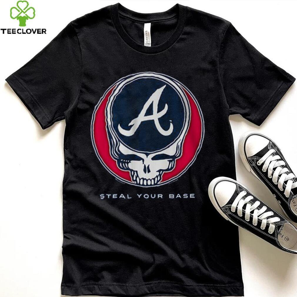 Atlanta Braves Steal Your Base Navy Athletic T Shirt Atlanta Braves Steal Your Base Navy Athletic T Shirt