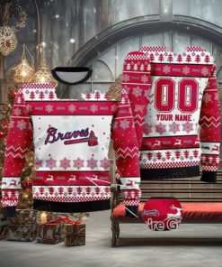 Atlanta Braves Ugly Sweater Custom Unique Atlanta Braves Gifts
