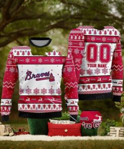 Atlanta Braves Ugly Sweater Custom Unique Atlanta Braves Gifts
