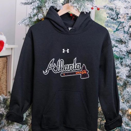 Atlanta Braves Under Armour Women’s Passion Road Team Font Scoop Performance Tri Blend T Shirt