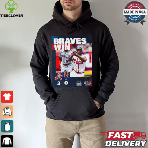 Atlanta Braves Win 3 0 New York Mets 2024 October Baseball Matchup shirt
