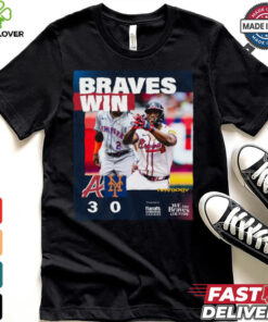 Atlanta Braves Win 3 0 New York Mets 2024 October Baseball Matchup shirt