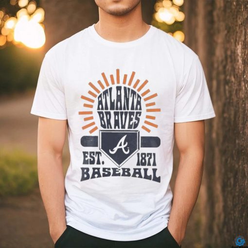 Atlanta Braves Youth Sun Burst T Shirt