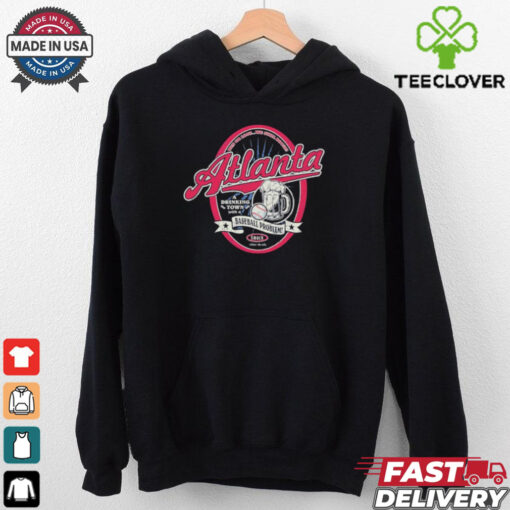 Atlanta Braves a drinking town with a baseball problem vintage shirt