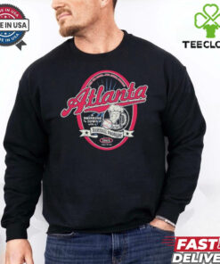 Atlanta Braves a drinking town with a baseball problem vintage shirt