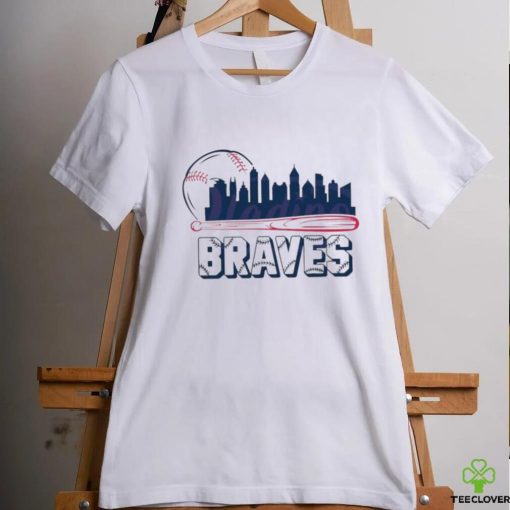 Atlanta Braves baseball city skyline shirt