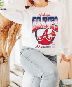 Atlanta Braves baseball national league since 1971 logo Vintage shirt 1 Atlanta Braves baseball national league since 1971 logo Vintage shirt