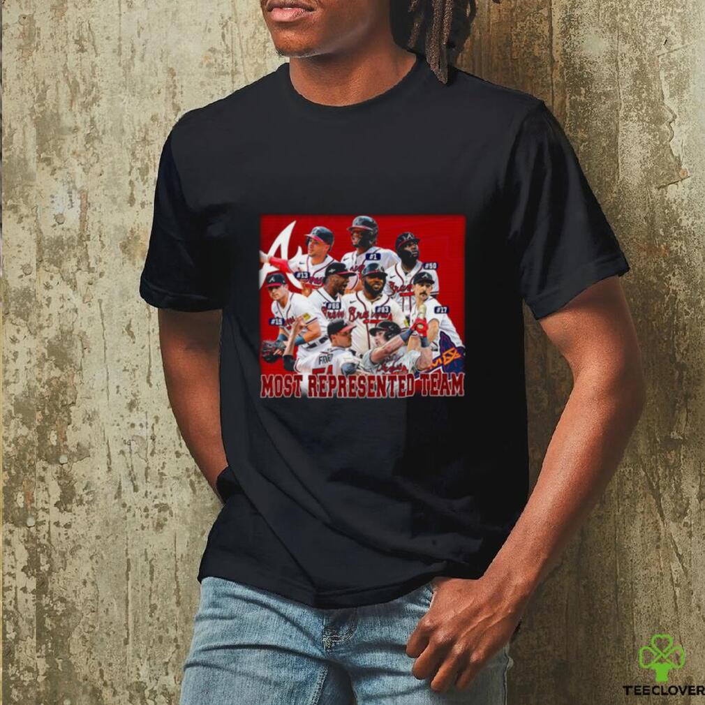 Atlanta Braves most represented team shirt Atlanta Braves most represented team shirt