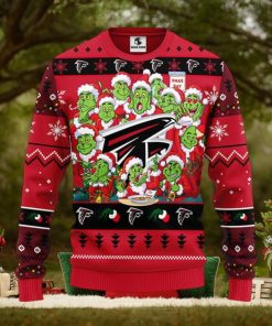 Atlanta Falcons 12 Grinch Xmas Day Christmas Ugly Sweater