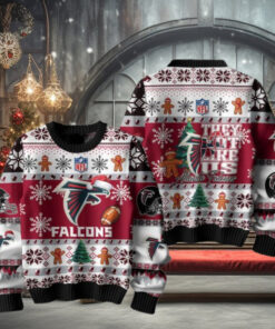 Atlanta Falcons 2024 They Not Like Us Falcons Christmas Ugly Sweater