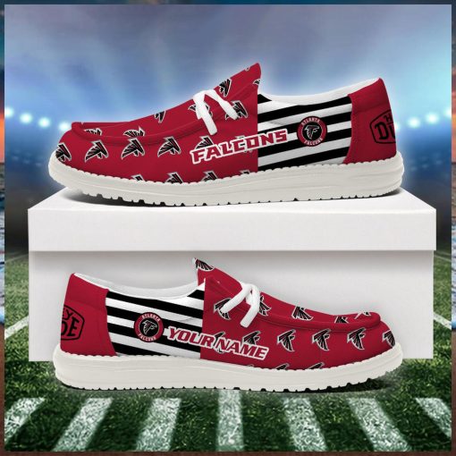 Atlanta Falcons 2024 Version Personalized Hey Dude Shoes
