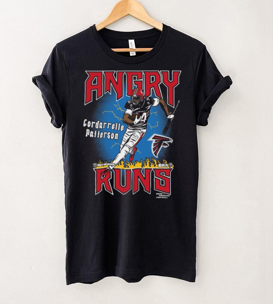 Atlanta Falcons Angry Runs Player Graphic Tri Blend T Shirt