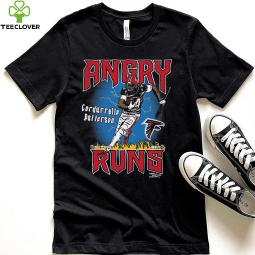 Atlanta Falcons Angry Runs Player Graphic Tri Blend T Shirt