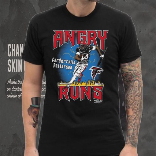 Atlanta Falcons Angry Runs Player Graphic Tri Blend T Shirt