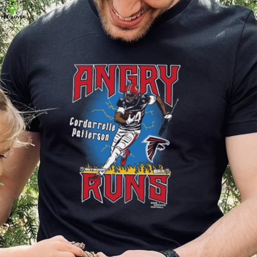 Atlanta Falcons Angry Runs Player Graphic Tri Blend T Shirt