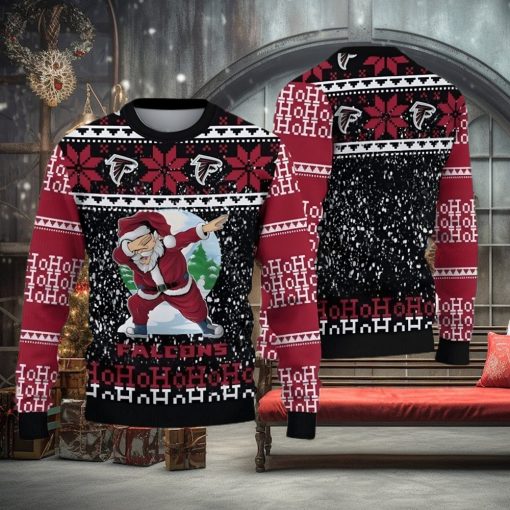 Atlanta Falcons Christmas Santa Claus Sweater Yarn Unisex Ugly Lover Christmas