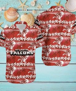 Atlanta Falcons Coconut Tree Pattern Hawaiian Shirt For Men Women