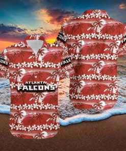 Atlanta Falcons Coconut Tree Pattern Hawaiian Shirt For Men Women