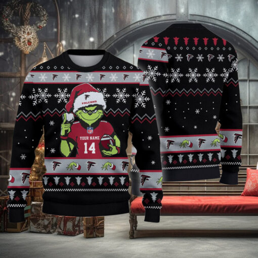 Atlanta Falcons Custom Chrismas Ugly Sweater