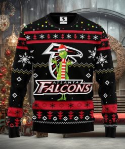 Atlanta Falcons Funny Grinch Christmas Ugly Sweater