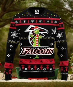 Atlanta Falcons Funny Grinch Christmas Ugly Sweater