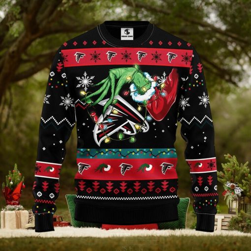 Atlanta Falcons Grinch Christmas Ugly Sweater