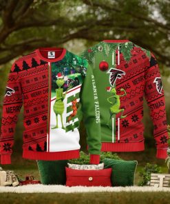 Atlanta Falcons Grinch & Scooby Doo Christmas Ugly Sweater 1