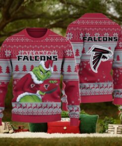 Atlanta Falcons Grinch Ugly Christmas Sweater