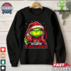 Baltimore Ravens Grinch wearing Santa hat Christmas 2024 shirt