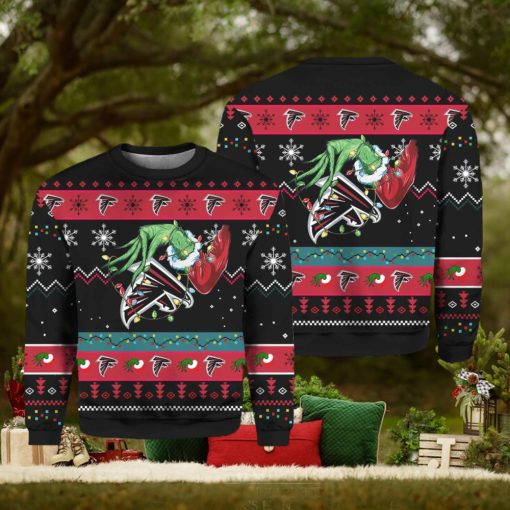 Atlanta Falcons Grnch Christmas Ugly Sweater