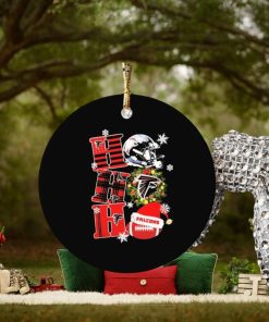 Atlanta Falcons Ho Ho Ho Merry Christmas Ornament