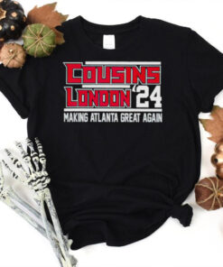 Atlanta Falcons Kirk Cousins Drake London 24 make Atlanta great again hoodie, sweater, longsleeve, shirt v-neck, t-shirt