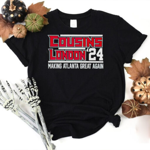 Atlanta Falcons Kirk Cousins Drake London 24 make Atlanta great again hoodie, sweater, longsleeve, shirt v-neck, t-shirt