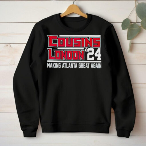 Atlanta Falcons Kirk Cousins Drake London 24 make Atlanta great again hoodie, sweater, longsleeve, shirt v-neck, t-shirt