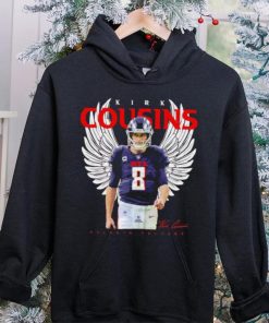 Atlanta Falcons Kirk Cousins with wings signature hoodie, sweater, longsleeve, shirt v-neck, t-shirt