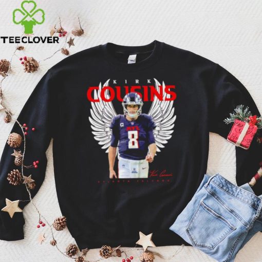 Atlanta Falcons Kirk Cousins with wings signature hoodie, sweater, longsleeve, shirt v-neck, t-shirt