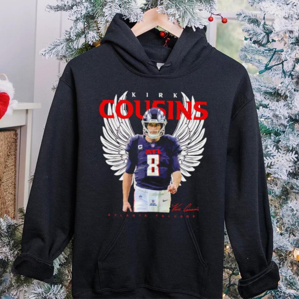 Atlanta Falcons Kirk Cousins with wings signature shirt Atlanta Falcons Kirk Cousins with wings signature shirt