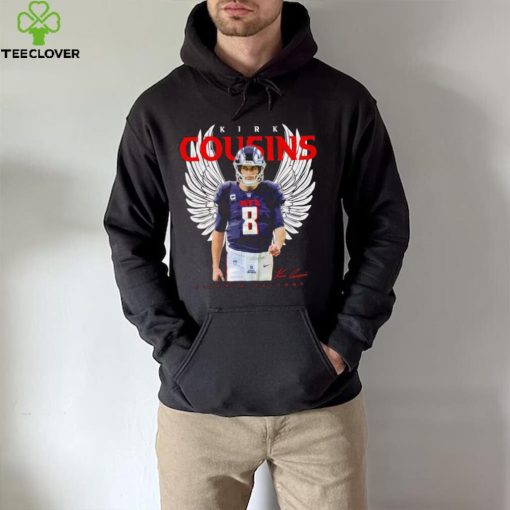 Atlanta Falcons Kirk Cousins with wings signature hoodie, sweater, longsleeve, shirt v-neck, t-shirt