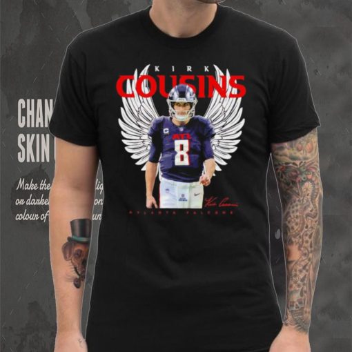 Atlanta Falcons Kirk Cousins with wings signature hoodie, sweater, longsleeve, shirt v-neck, t-shirt