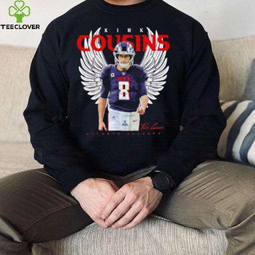 Atlanta Falcons Kirk Cousins with wings signature hoodie, sweater, longsleeve, shirt v-neck, t-shirt