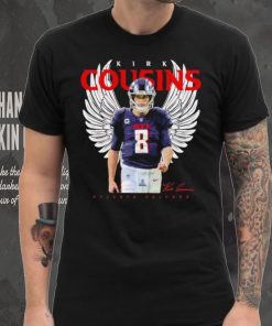 Atlanta Falcons Kirk Cousins with wings signature shirt 6 Atlanta Falcons Kirk Cousins with wings signature shirt