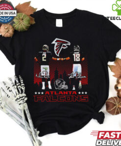 Atlanta Falcons Matt Ryan and Kirk Cousins signature 2024 hoodie, sweater, longsleeve, shirt v-neck, t-shirt