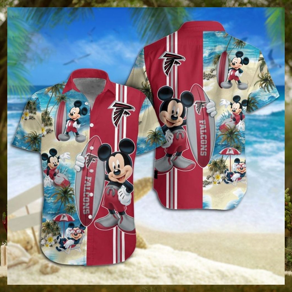 herlayprint: Atlanta Falcons Mickey Mouse Hawaiian Shirt