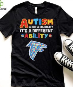 Atlanta Falcons NFL Autism Is Not A Disability 2024 Shirt