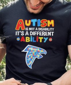 Atlanta Falcons NFL Autism Is Not A Disability 2024 Shirt