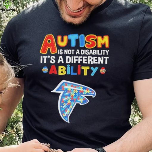 Atlanta Falcons NFL Autism Is Not A Disability 2024 Shirt